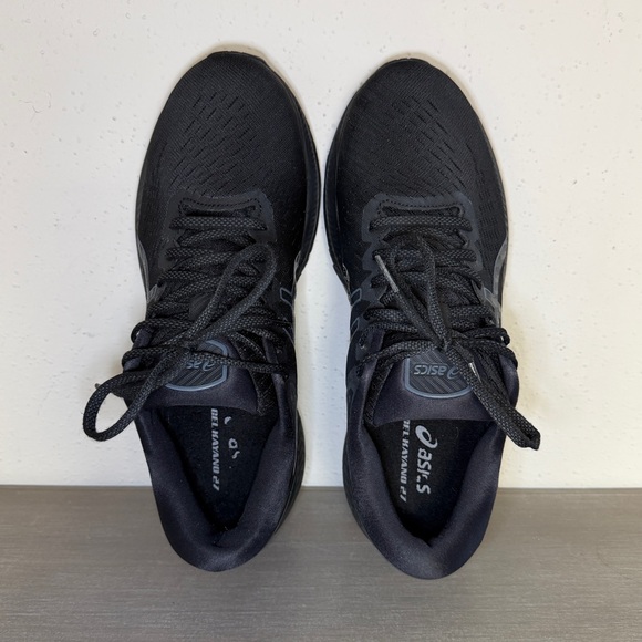 ASICS GEL Kayano 27 Men's Triple Black Performance Running Shoes 9.5 1011A767 - Picture 3 of 10